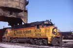 BO 3694 Showing signs of being temporarily leased to the ATSF in 1979-1980 and temporarily renumbered to BO 9694 and back to BO 3694 when the lease ended